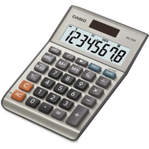 Casio Calc, 8-Digit Solar CSOMS80B